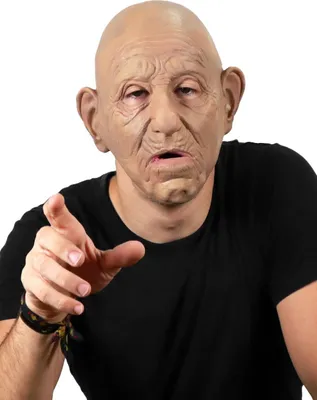Produktbild von Garstiger Greis Maske - Fasching Halloween Kostüm
