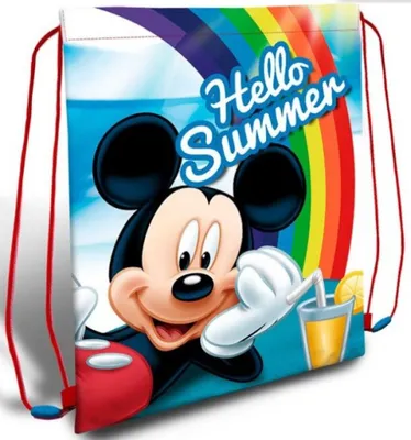 Imagen del producto de Bolsa de gimnasia Disney Mickey, 100% poliéster