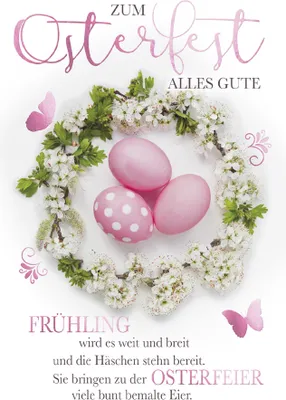Produktbild von SUSY CARD Oster-Grußkarte "Osterkerze"