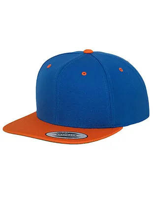 Produktbild von FLEXFIT 6089MT | Classic Snapback 2-Tone Cap - Farbe: Royal/Orange - Größe: One Size