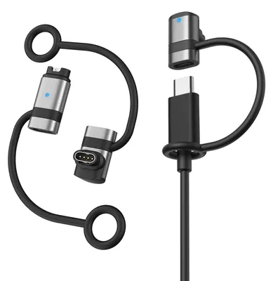 Produktbild von MoKo Garmin Watch Ladeadapter 3Pack, Garmin Ladekabel, Silber