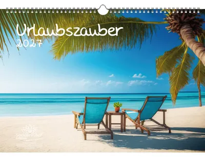 Produktbild von Urlaubszauber DIN A3 Kalender für 2027 Ferne Länder und Urlaubsträume - Seelenzauber