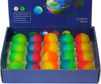 Immagine prodotto di Palla di gomma con luce (20 pezzi)