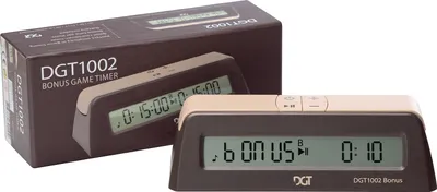 Obrázok produktu pre DGT 1002 digitálne šachové hodiny s časovačom