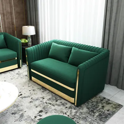 Produktbild von Sofagarnitur 3+2+1 Sitzer Ledersofa Couch Wohnlandschaft Garnitur Design Modern