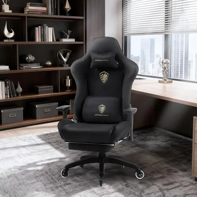 Obrázek produktu pro Herní židle – Ergonomický model s vysokou opěradlem, 3D podloketníky a bederní opěrkou – bílá