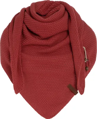 Produktbild von Knit Factory Coco Dreiecksschal - Baked Apple - 190x85 cm