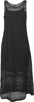 Produktbild von Vero Moda Honey Lace ärmelloses Langes Kleid Schwarz S Damen Schwarz S