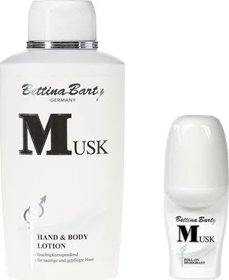 Produktbild von Bettina Barty Musk Hand & Body Lotion 500 ml x Deo Roll-On 50 ml
