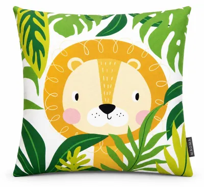 Produktbild von MAGMA Heimtex - Kissenhülle - Wildkids - Löwe - 45 x 45 cm