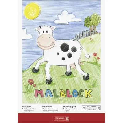 Produktbild von BRUNNEN Malblock A3 70g 30 Blatt 1047303