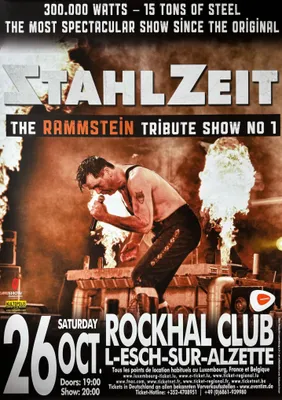 Productafbeelding van Ztahl Zeit - Rammstein - Affiche / Poster - 84x120 cm