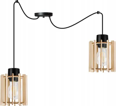 Immagine prodotto di Moderna Lampada A Sospensione A Led In Legno