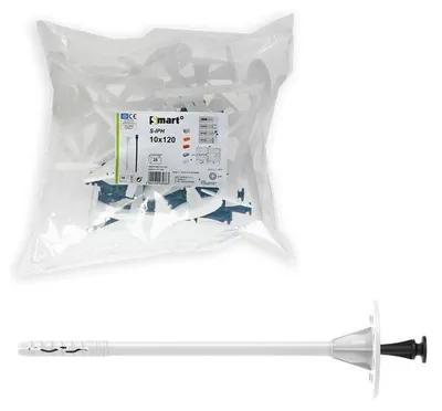 Obrázok produktu pre Izolačná hmoždinka s klincom 10 x 160 mm - 25 kusov