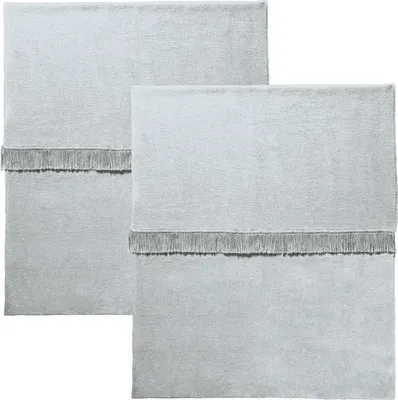 Produktbild von Erwin Müller Wohndecke Catania" 2er-Pack silber 100x150 cm"