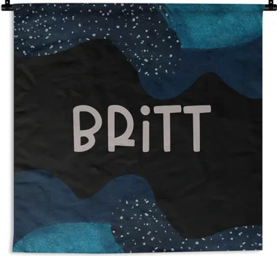 Produktbild von MuchoWow® Wandteppich Wandbehang Britt - Pastell - Mädchen 150x150 cm Tapisserie Dekoration Wandtuch - Wohnaccessoires - Modernes