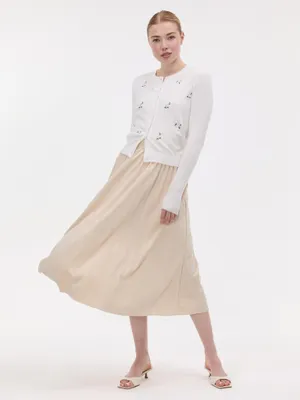 Produktbild von Orsay Beigefarbener Damen-Midirock 36