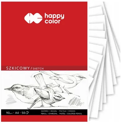 Produktbild von SKIZZENBUCH A4 HAPPY COLOR Young Artist 90 g 50 k