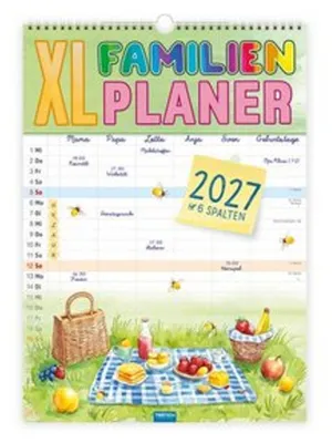 Produktbild von TRÖTSCH - Großbildkalender XL Familienplaner 2027 mit 6 Spalten
