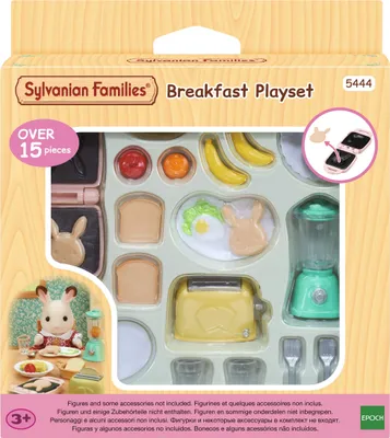 Immagine prodotto di Sylvanian Families Frühstücks-Set mit Toaster, Spielset, Zubehör, Spielzeug, Kinder, 5444