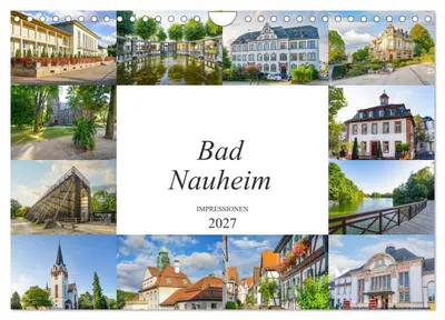 Produktbild von Bad Nauheim Impressionen (Wandkalender 2027 DIN A4 quer), CALVENDO Monatskalender