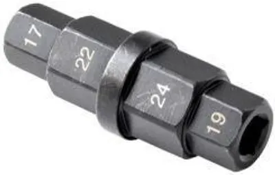 Obrázek produktu pro GEKO Klíč zástrčný na osy motocyklových kol 17, 19, 22, 24mm G02685