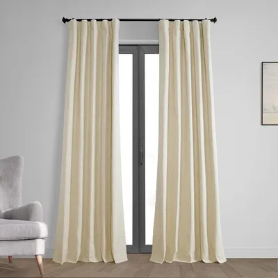 Verdunkelungsvorhang, Hellbeige, 127x213 cm, 1 Stück