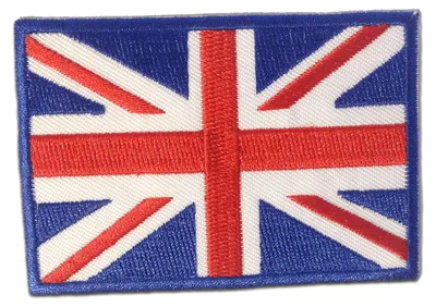 Produktbild von England Großbritannien - Aufnäher, Bügelbild, Aufbügler, Applikationen, Patches, Flicken, Zum Aufbügeln, Größe: 6,8 x 5 cm