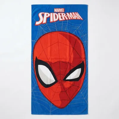 Produktbild von Spiderman-Handtuch 70 x 140 cm für Jungen und Mädchen – Weiches und saugfähiges