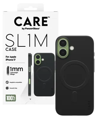 Produktbild von PanzerGlass CARE™ by ® SL1M Case Schwarz m. MagSafe iPhone 17, Cover, Apple, Apple - iPhone 17, Schwarz