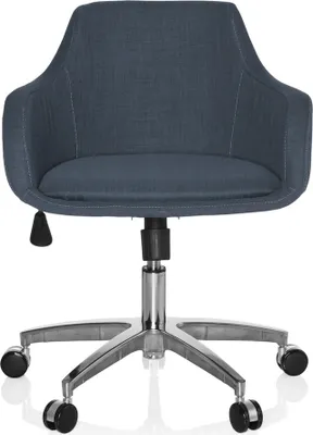 Obrázek produktu pro hjh OFFICE Home Office Kancelářská židle SOLAO 100 Kancelářská židle s područkami Látková otočná židle