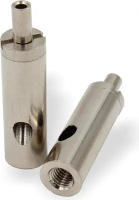 Produktbild von Drahtseilhalter / Gripper 15, M4 Innengewinde, für Drahtseil Ø1,0mm-1,5mm | vernickelt