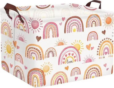 Produktbild von Wasserdichte Rechteckige Stoffkiste 40x30x30cm für Kleinkinder