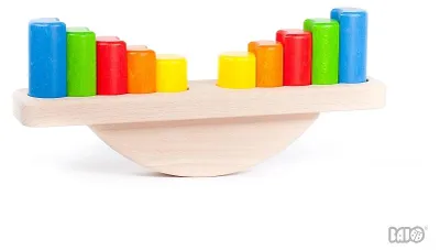Image de Jeu d'équilibre en bois Bajo Balance avec briques - Jouets éducatifs pour enfants