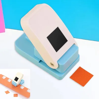 Produktbild von Briefmarken Stanzer, Tragbarer Stempelstanzer mit Gewellter Rand, Papierstanzer, für DIY Scrapbooking Karton Briefumschläge, Etiketten Locher