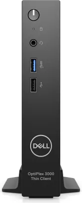 Produktbild von Dell OptiPlex 3000 Thin Client - Thin Client - DTS - 1 x Pentium Silver N6005 / 2 GHz - RAM 8 GB - SSD 256 GB - NVMe, Class 35 - UHD Graphics - GigE, 802.11ax (Wi-Fi 6E) - WLAN: Bluetooth, 802.11a/b/g/n/ac/ax (Wi-Fi 6E) - Win 10 IoT Enterprise 2021 LTSC -