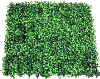 Zdjęcie produktu dla Sztuczna ścianka z bukszpanu UV 12 szt. Panele ścienne z żywopłotu bukszpanu Sztuczna trawa jako tło ścienne 20 x 20 cali 4 cm Zielona ścianka z trawy Sztuczny żywopłot do dekoracji Ogrodzenie zapewniające prywatność Wewnątrz Na zewnątrz Ogród Podwórko