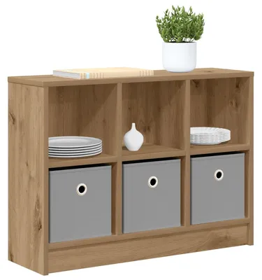 Produktbild von vidaXL Sideboard mit Schubladen Artisan-Eiche 73,5 x 22,5 x 53,5 cm