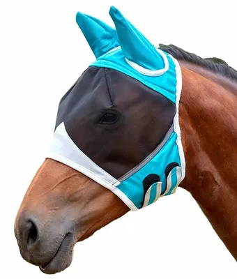 Immagine prodotto di Maschera anti-mosche per cavalli - Traspirante con protezione UV - HA8176A7