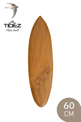 Produktbild von Tidez Surfbrett Dekoration - Surfbrett aus Holz - Surfbrett Dekoration - Plain Swift 60cm