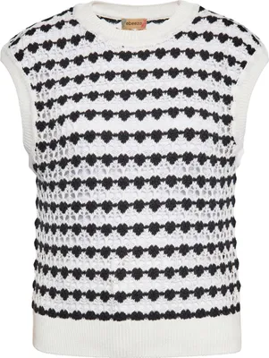 Produktbild von ebeeza damen pullunder - schwarz mehrfarbig, XS