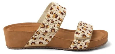 Produktbild von Lazamani Ellie Damen Leder-Pantoletten Offwhite Größe 37