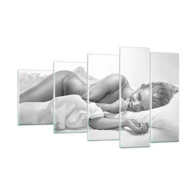 Produktbild von Bilder auf glas - Weiblich mode modell posieren - 100x60cm - Glasbilder - Wandbilder - Kunstdruck - zum Aufhängen bereit - Wanddekoration aus Glas - Glas Bilder - Wandbild auf Glas - GEG100x60-2606