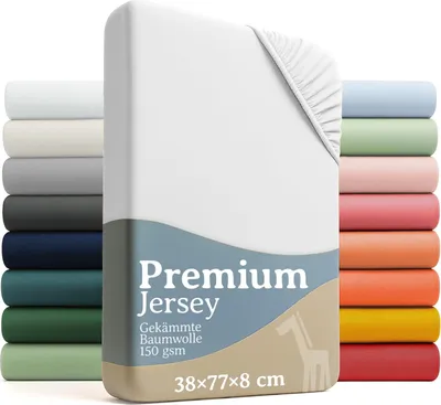 Immagine prodotto di Laleni set di 2 lenzuola per culla ovali 38x77 cm Oeko-Tex (5,86)