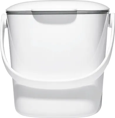 Image de OXO Poubelle de cuisine 2,8l blanc