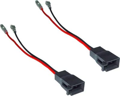 Produktbild von Audioproject A202 - 2 Stück Autoradio Adapter Auto Lautsprecher Adapter Set kompatibel für VW Golf Opel Astra H Opel Corsa D Dacia Duster Fiat Ducato Fiat 500 Renault Ford Skoda DIN für Auto Boxen
