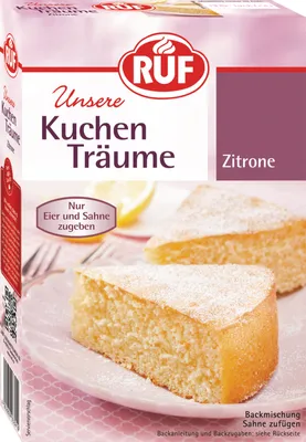 Produktbild von RUF Kuchen Träume Zitrone Backmischung