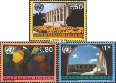 Produktbild von Briefmarken UNO - Genf 1994 Mi 256-258 (kompl.Ausg.) gestempelt Freimarken