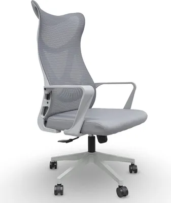 Zdjęcie produktu dla Krzesło biurowe regulowany obrotowy fotel biurowy ergonomiczny KB113 Szary