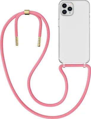 Produktbild von Handykette für Apple iPhone 12 Pro Max - Handyhülle mit Schnur Cover in Rosa